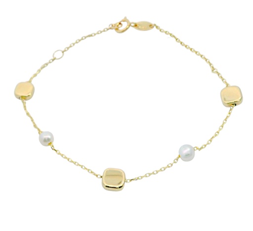 [9K0092PU] PULSERA CIRCONITAS CORAZON .9KILATES (copia)