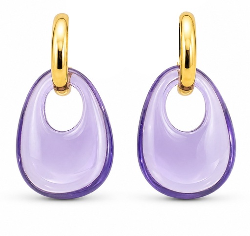 [9K00229AM] PENDIENTES CIRCONITAS Y PERLA CULTIVADA DE 6MM.9 KILATES (copia)