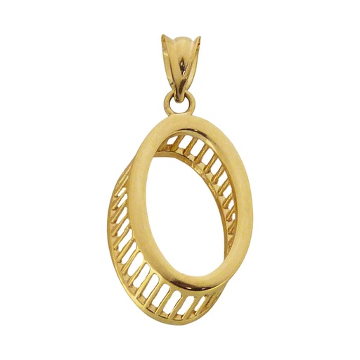 [5278] 13MM OVAL PENDANT.