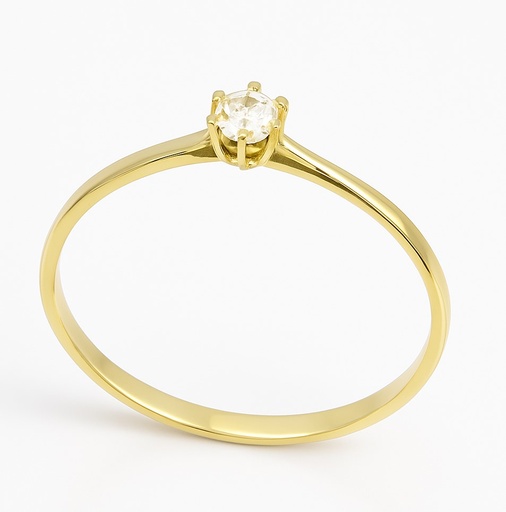[B4182/11] SOLITARIO BRILLANTE 3.00MM VS-H 0.11 CT