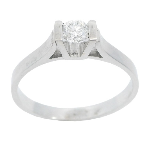 [B4013/17] SOLITARIO BRILLANTE 3.5 MM VS-H 0.17 CT