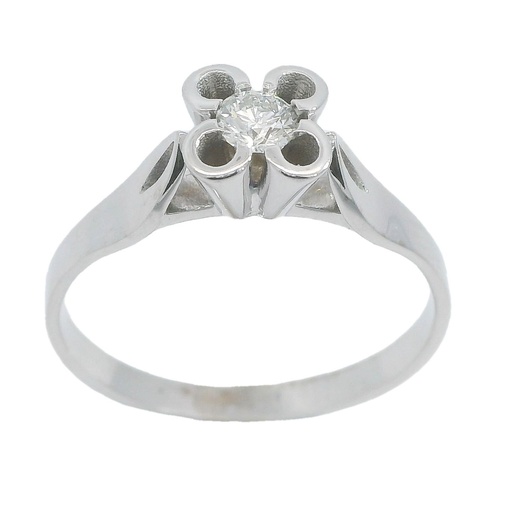 [B4026/17] SOLITARIO BRILLANTE 3.50MM VS-H 0.17 CT