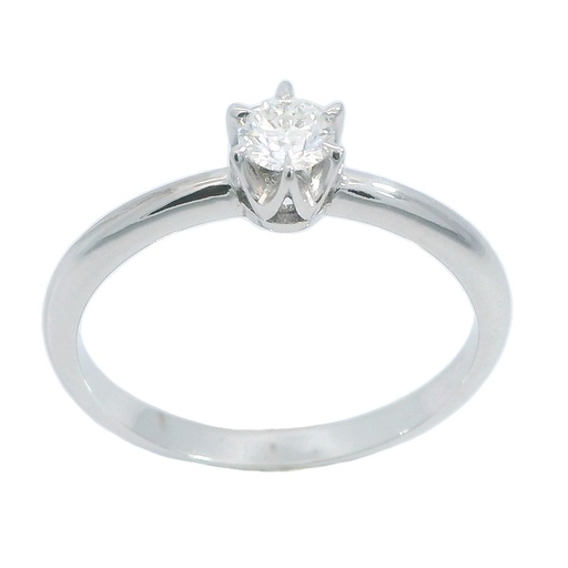 [B4024/25] 3 MM DIAMOND SOLITAIRE RING.VS-H.0.25 CT