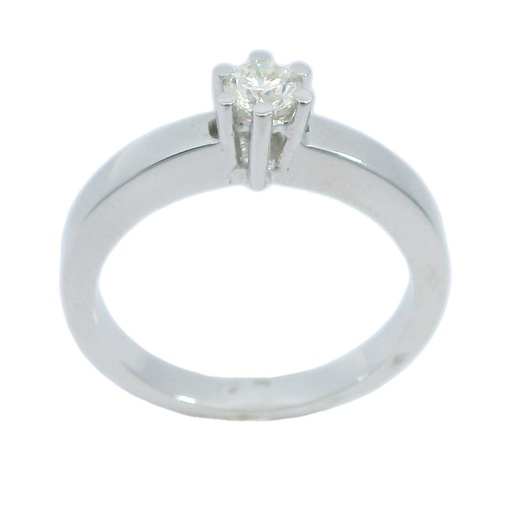 [B4027/25] 4MM DIAMOND SOLITAIRE RING.VS H 0.25 CT 
