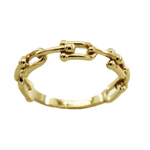 [5758] 4MM LINKS RING.