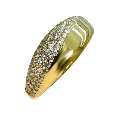 [3456] CZ GOLD RING