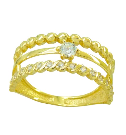 [5163] BALLS AND CZ RING.