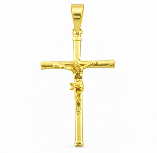 [1281/2] 27x16x1'5MM TUBE CRUCIFIX PENDANT.