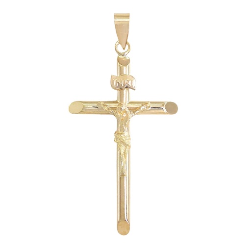 [6065/1] CRUZ TUBO CON CRISTO 32x19x2MM