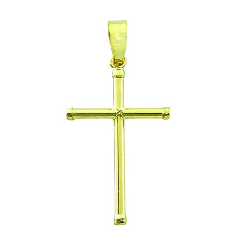 [1280/1] CRUZ TUBO SIN CRISTO 25x13x1.5MM CON TAPON