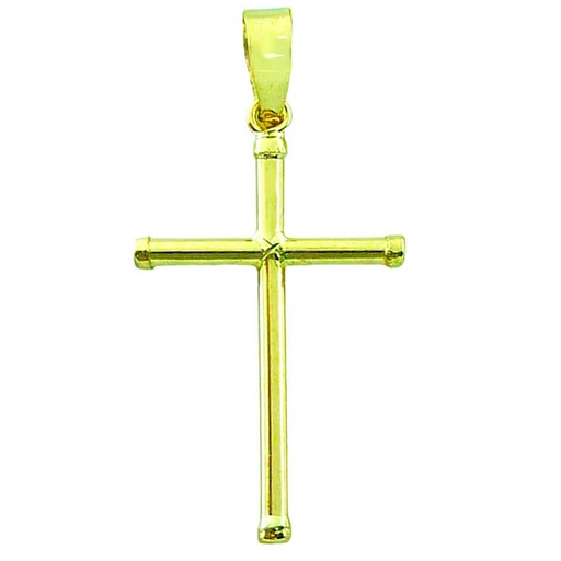 [1280/2] CRUZ TUBO SIN CRISTO 27x16x1.5MM CON TAPON