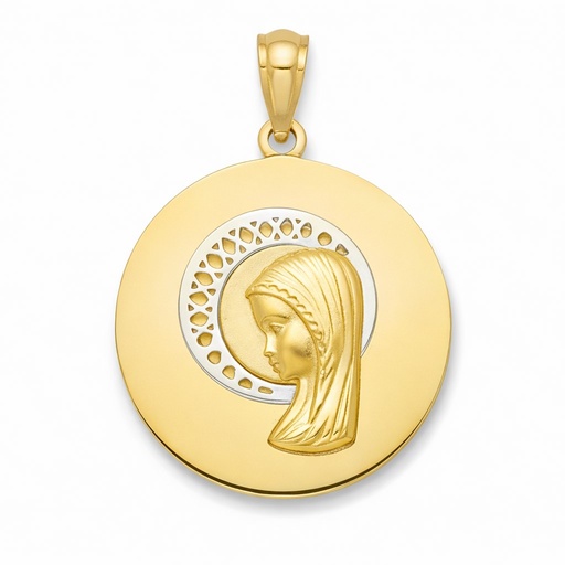 [00059] 19MM ROUND VIRGIN MEDAL