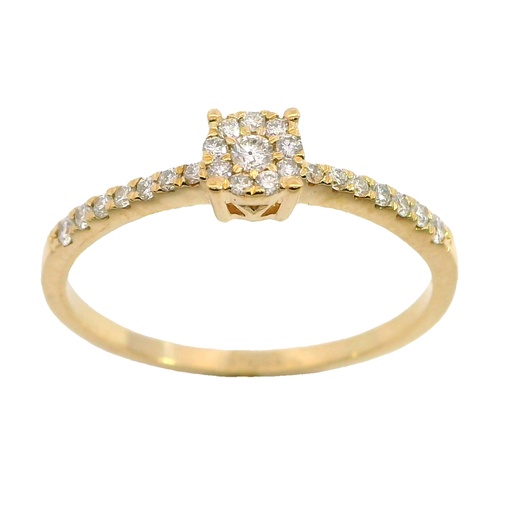 [B4186/0.18] H-SI DIAMOND RING-0.18 CT TW 