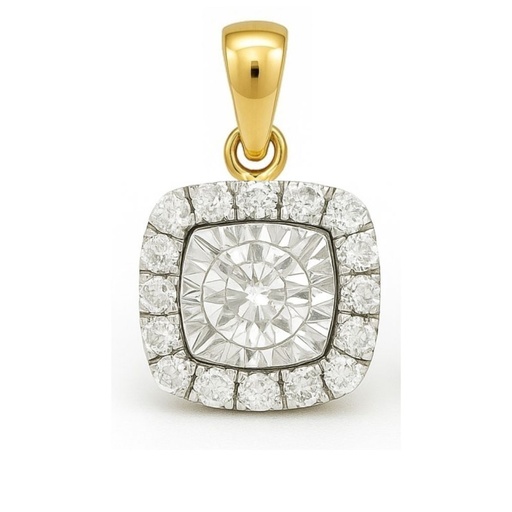[B4192C/0.10] DIAMOND PENDANT.QUALITY SI.COLOR H.0.10 CT TW