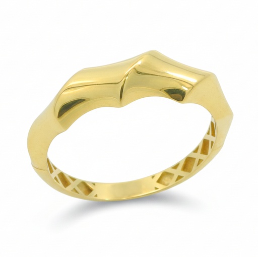 [9K0029] 9 KARAT GOLD BRAIDS RING