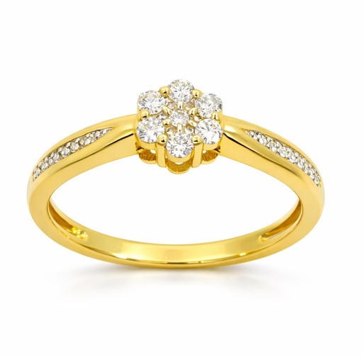 [B4174/0.18] SORTIJA BRILLANTES DI 17 RD 0.04 6 RD 0.13 DI 6 RD 0.01 SI-H.018 CT TW