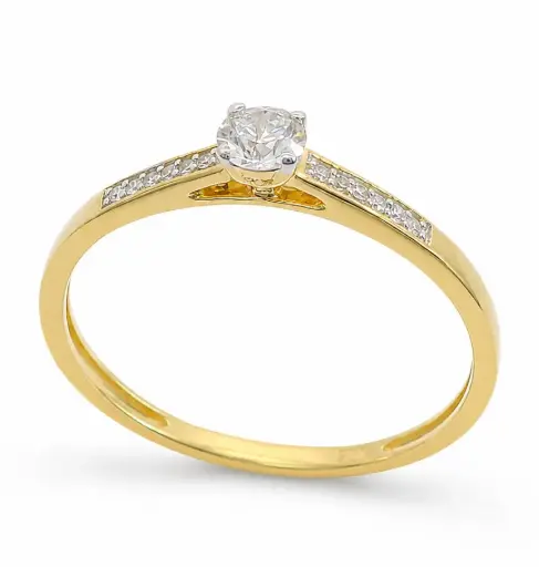 [B4239/0.18] SORTIJA  BRILLANTES SI1-H .0.18 CT TW.