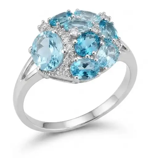 [B4252] SORTIJA BRILLANTE H SI 0.08 CT PIEDRA FINA 3 SWISS 3 SKY 2 LONDON 1.82CT CT TW