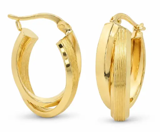 [00235] AROS DOBLE FORMA CIERRE ITALIANO. 22x15x7MM.  