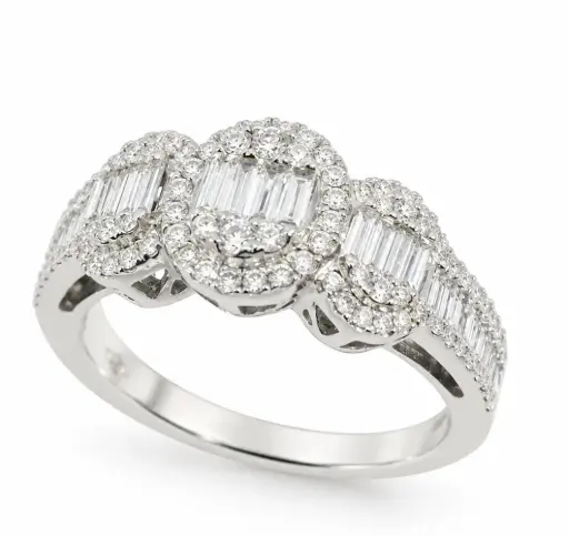 [B4259/0.91] SORTIJA BRILLANTES DI 90 RD SI H 0.40 22GB 0.51 CT TW 