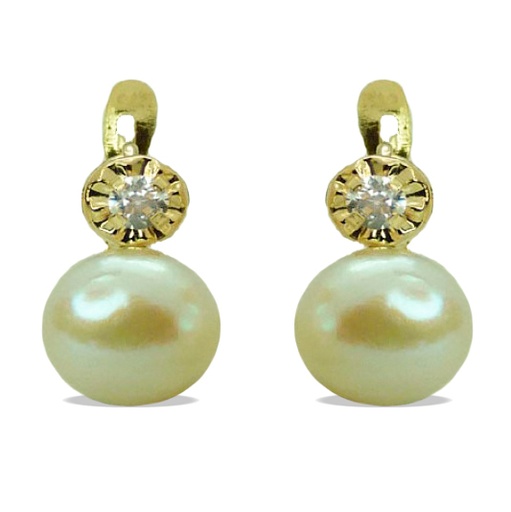 [8792/P] PENDIENTES  SOLISTA Y  PERLA.CATALAN