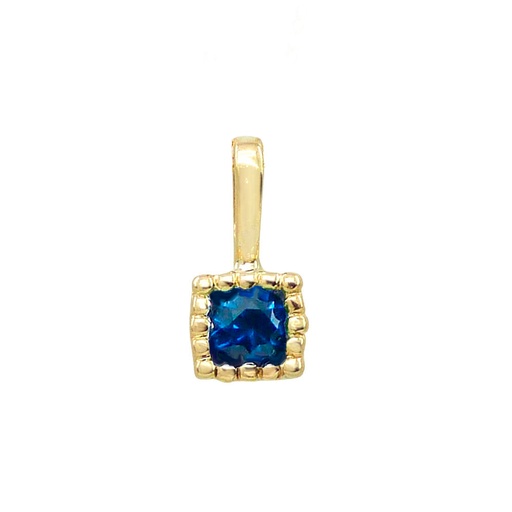 [5470/CZ] 4'5MM NANO SAPPHIRE PENDANT.