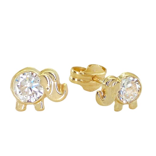 [5622] PEND.ELEFANTE CIRCONITA 8MM PRESION