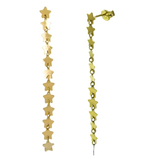 [5057] 50MM STAR DANGLE EARRINGS.