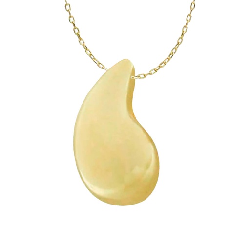 [5803C] 14x8MM TEARDROP NECKLACE.45CM CHAIN.