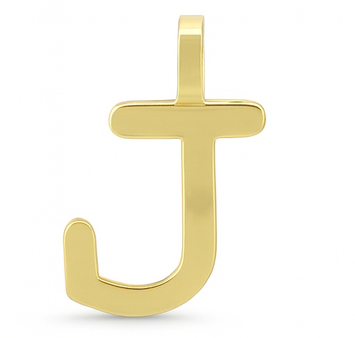 [5000J] COLGANTE LETRA "J" 10MM