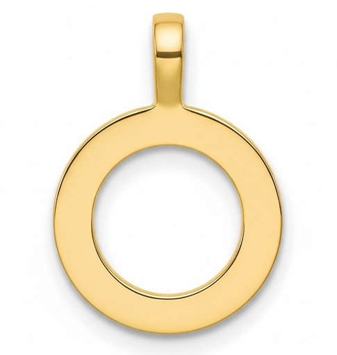 [5000O] INITIAL "O" PENDANT.10MM.