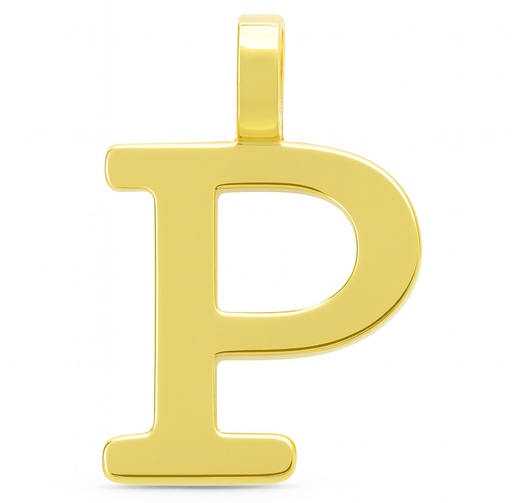 [5000P] INITIAL "P" PENDANT.10MM.