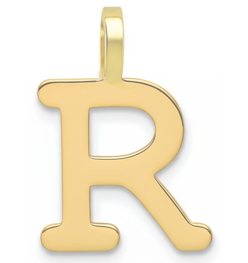 [5000R] COLGANTE LETRA "R"10MM