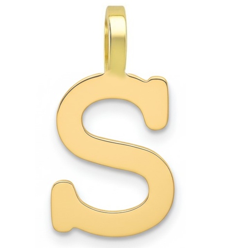 [5000S] INITIAL "S"PENDANT.10MM.