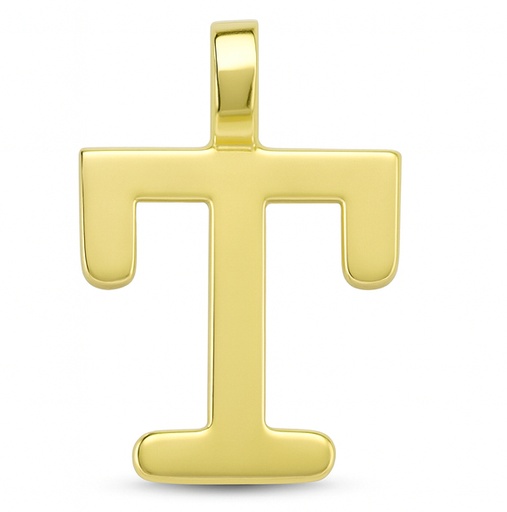 [5000T] INITIAL "T" PENDANT.10MM.