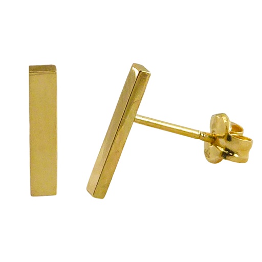 [5005] 10x2MM BAR PUSHBACK EARRINGS