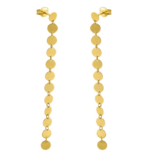 [5056] 50MM CIRCLES DANGLING EARRINGS.