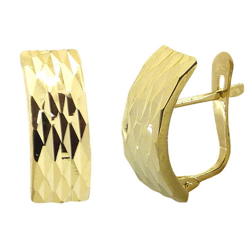 [5598] 19x5MM CARVED LEVERBACK EARRINGS.