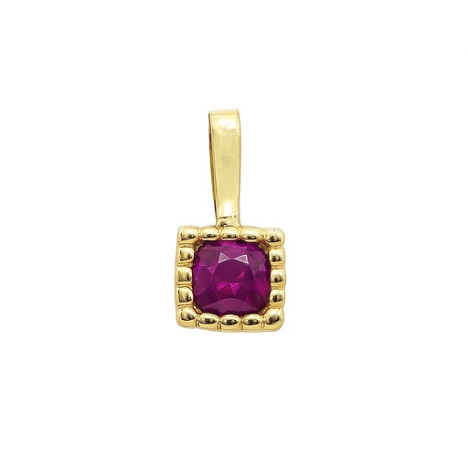 [5470/CR] NANO RUBY PENDANT.4'5MM.