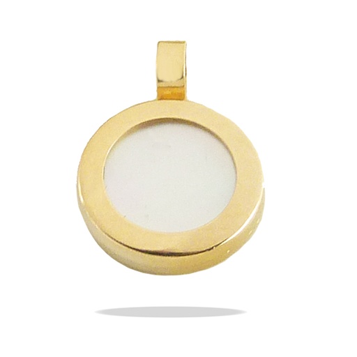[4632] 8MM MOTHER OF PEARL PENDANT.