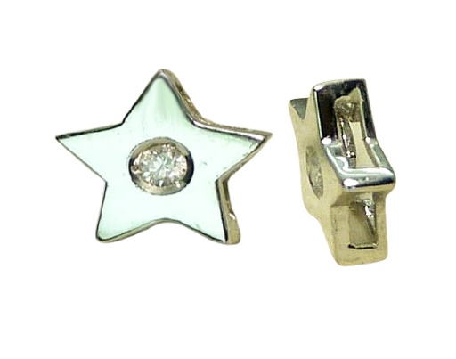 [B4035/C/03] COLGANTE ESTRELLA BRILLANTES DE 2.00MM VS-H 0.03CT