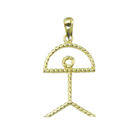 [4232] 20x13MM "INDALO"SILHOUETTE PENDANT.