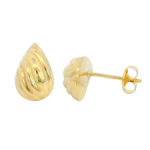 [5853] 12x8MM PUSHBACK EARRINGS.