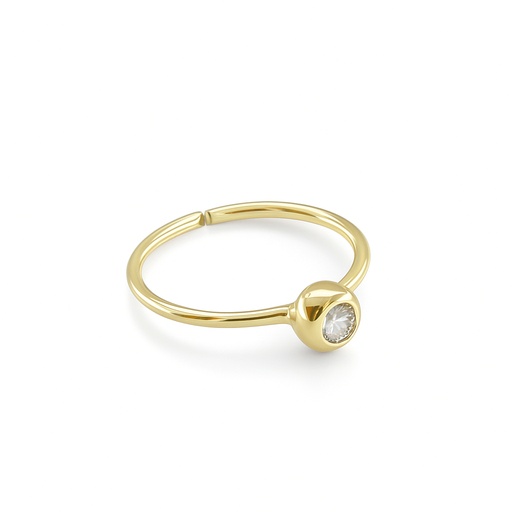 [1093] PIERCING OREJA O SEPTUM NARIZ.ARO9x0'5MM.CHATON 2'5MM.