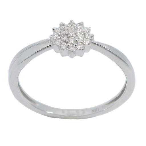 [B4133/0.10B] SORTIJA CUAJO BRILLANTES  19 0.10 CT TW H-SI