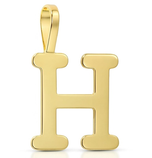 [5000H] COLGANTE LETRA "H"10MM
